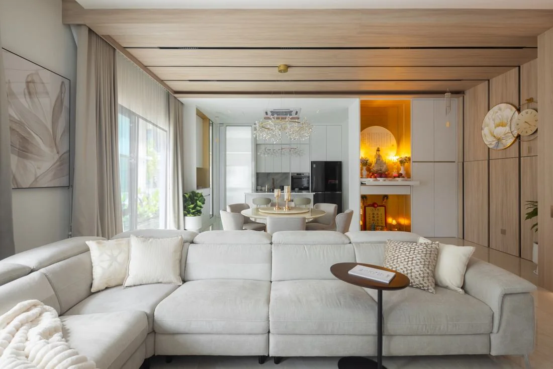 Eco Templer Residence living area in Rawang